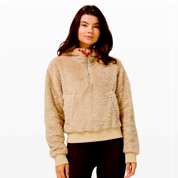 Lululemon Oh So Sherpa Half Zip pullover jacket - Picture 2 of 9